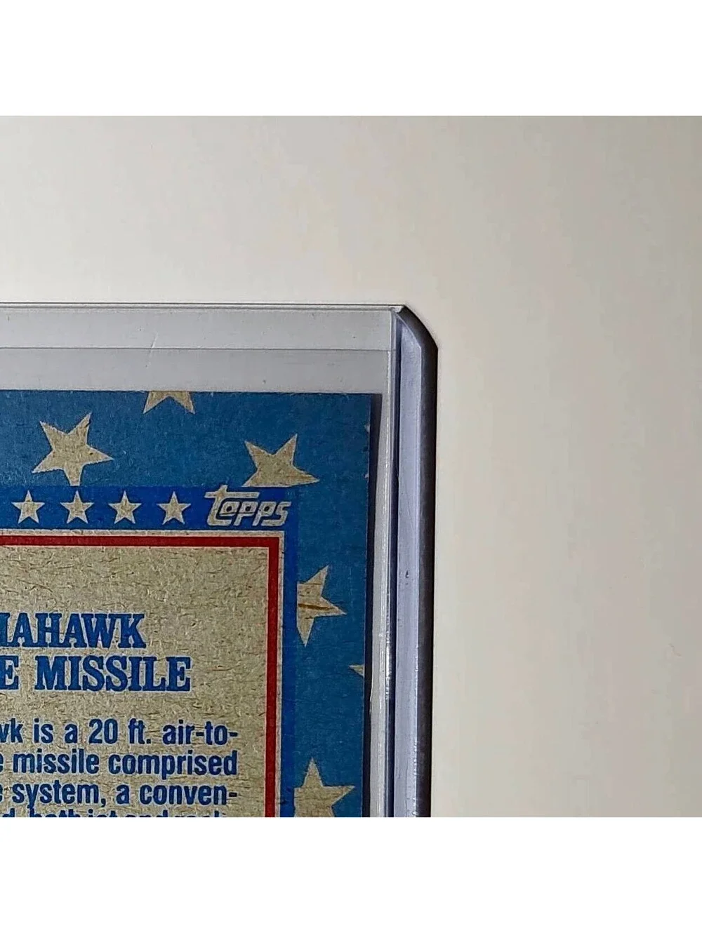 Tomahawk Cruise Missile 1991 Topps Desert Storm #167 Card - Picture 8 of 10